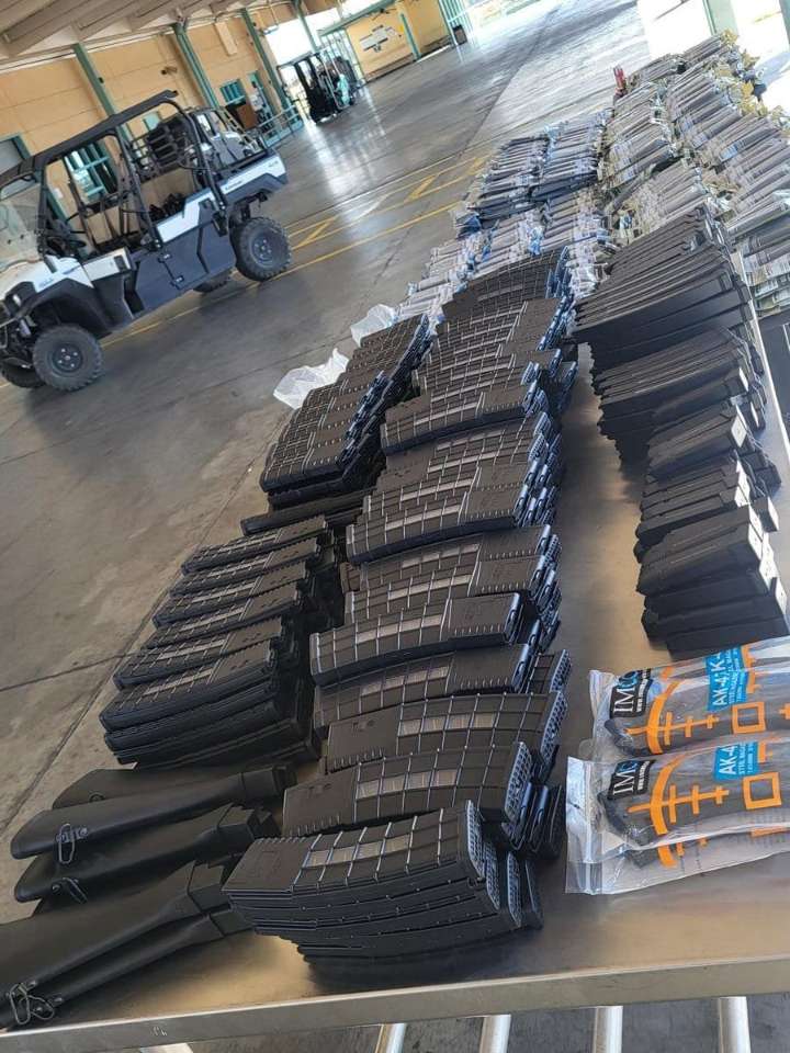 Incauta Estados Unidos mas de mil cargadores de armas; tenían como destino Ciudad Juárez