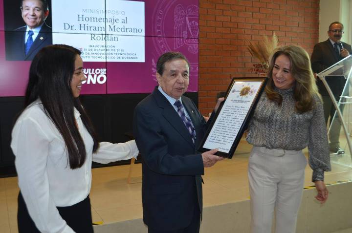 Reconoce ITD trayectoria del Dr. Hiram Medrano Roldán