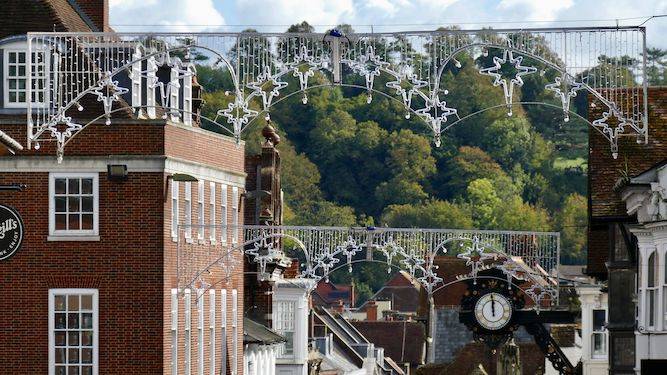 Christmas lights going up a chilling harbinger of horror to come