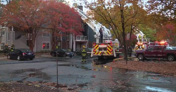 Crews respond to fire at Henrico County apartment building