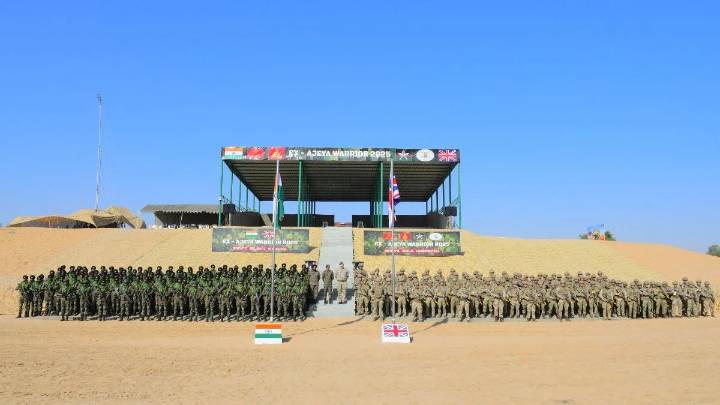 India–UK joint military exercise ‘AJEYA WARRIOR-25’ kicks off in Rajasthan
