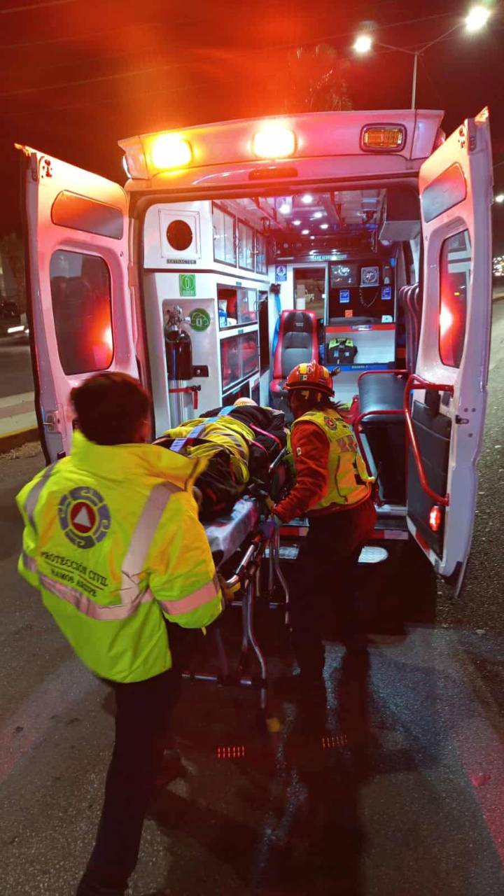 Joven gravemente herido tras atropello en Ramos Arizpe