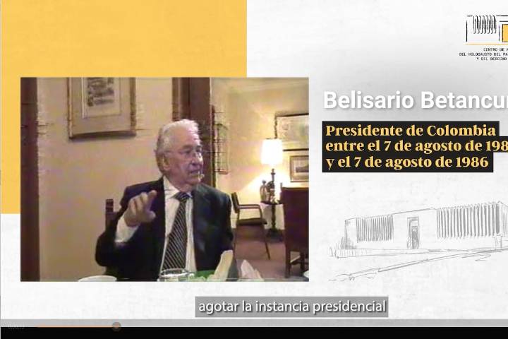 Las voces del holocausto que guarda el Centro de Memoria del Palacio de Justicia
