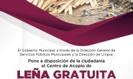 Ofrece Dirección de Limpia leña gratuita a juarenses