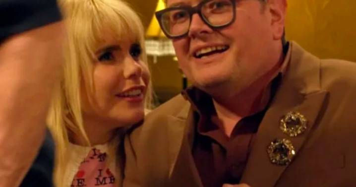 Celebrity Traitors winner Alan Carr hints 'it might be me' in message to pregnant Paloma Faith after 'murder'