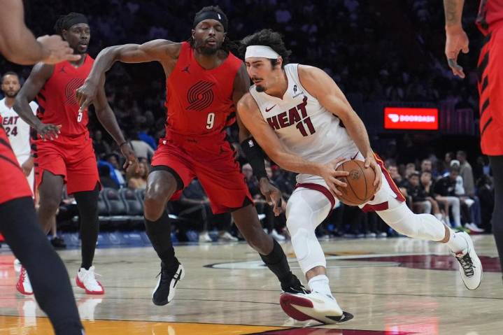 Con doble doble de Jáquez, el Heat vence 136-131 a Blazers – Chicago Tribune
