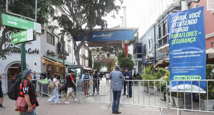 Miraflores refuerza medidas de seguridad ante llegada de hinchas por la final de la Copa Libertadores