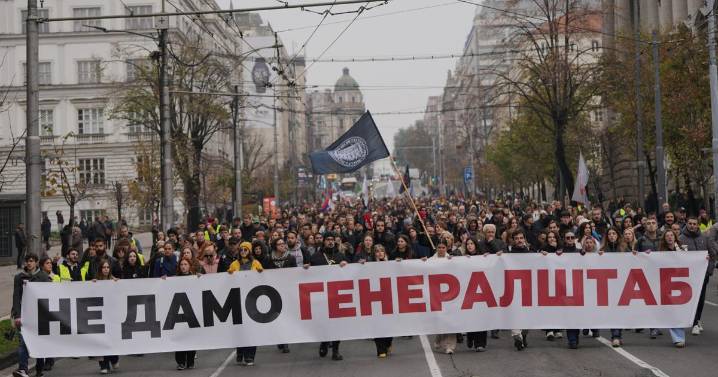 Serbian protesters vow to prevent real estate project linked to Trump son-in