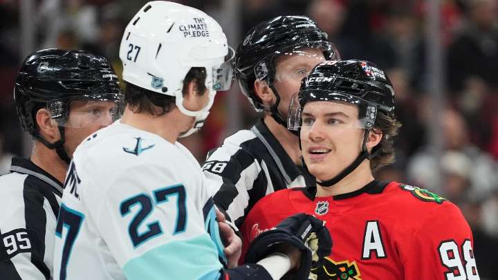 Blackhawks’ Bedard gets costly penalty after arguing non