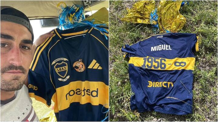 "Vi algo que brillaba": el productor rural de Uruguay contó cómo encontró en su campo la camiseta de Boca en homenaje a Russo