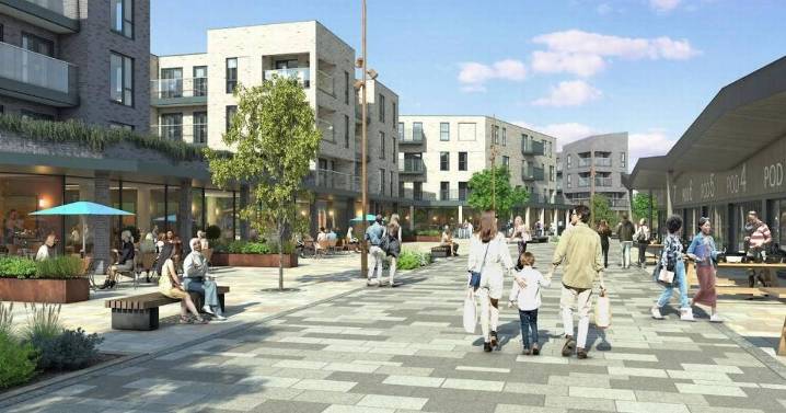 £164m town centre scheme agreed for 680 homes, 59 business units and a solar farm