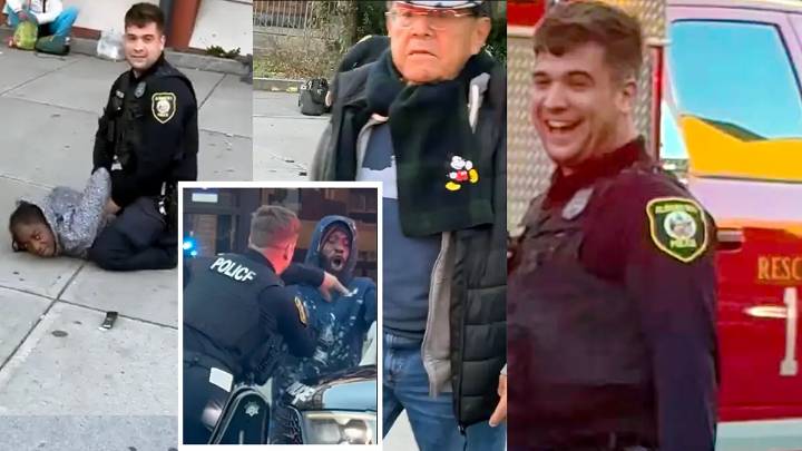 ‘Get Off Me!’: New York Cop Smirks After Punching Black Woman, Shoving Bystander, Then a Random White Man Tries to Stop This From Being Filmed