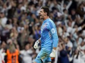 Courtois fuera de acción por lesión muscular