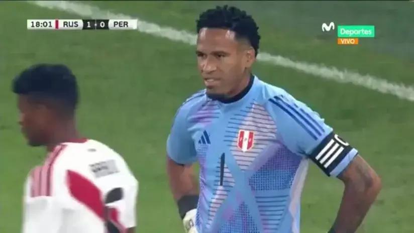 Un regalito de Pedro Gallese: paró mal el balón dentro del área y Golovin aprovechó para el 1