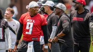 Falcons coach frustrated by viral clip of Michael Penix Jr.