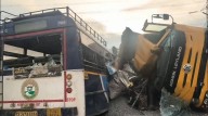 19 killed, 4 injured as lorry collides with bus in Telangana’s Ranga Reddy district