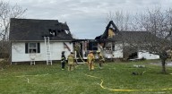 Central NY home badly damaged by fire; resident, 5 dogs get out safely