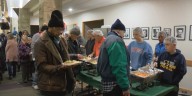 Hundreds show up for annual St. Mary’s Soup Kitchen Thanksgiving dinner