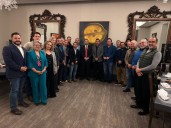 Comparte Santiago de la Peña avances en materia de transporte y sus beneficios para la Capital con miembros de CANADEVI