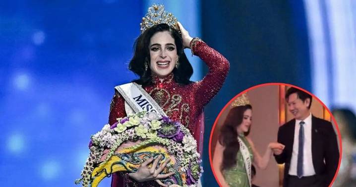 Fátima Bosch y Nawat Itsaragrisil aparecen tomados de la mano tras polémica en Miss Universo 2025