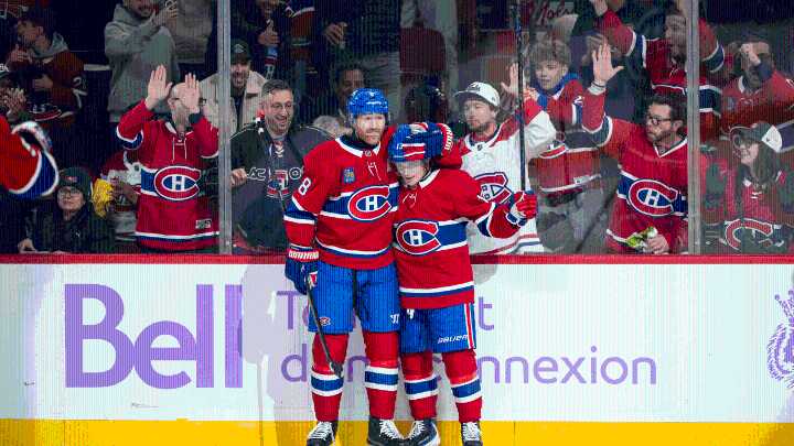 Canadiens score 5 in row, surge past Mammoth