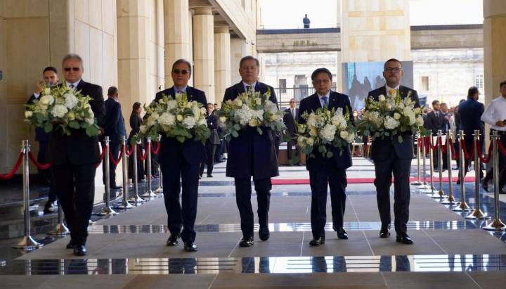 El conmovedor acto por los 40 años del Holocausto del Palacio de Justicia