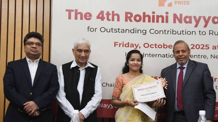 Sustainable nutrition innovator Vidhya Parshuramkar wins Rohini Nayyar Prize 2025
