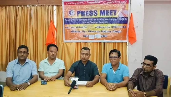 Tripura SSA teachers threaten mass protest over government’s delay in implementing High Court order