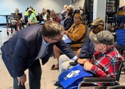 Parma mayor visits veteran seniors: Sun Postings