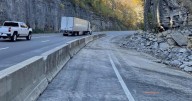 1-24 rockslide closes lanes of traffic in Marion County