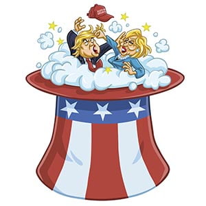 La lucha por la Presidencia de los Estados Unidos