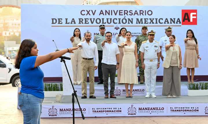 Encabeza Rosi Bayardo ceremonia por el 115º Aniversario de la Revolución Mexicana