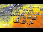 Clouds, showers may impact holiday travel