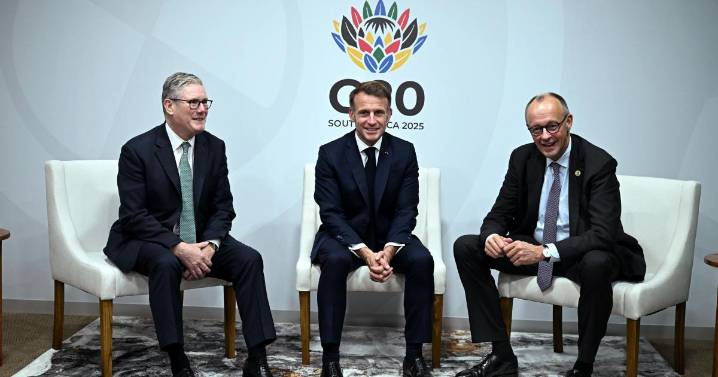 Starmer meets Ukraine allies at G20 to discuss US