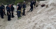 Firefighters rescue 12-year-old Texas girl after sand hole collapses