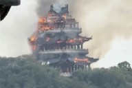 Tourist Blamed for Sparking Massive Fire at Chinese Temple Site
