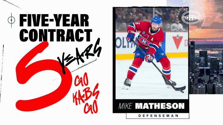 Five-year contract extension for Mike Matheson
