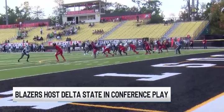 VSU Blazers rally for 27-23 victory over Delta State on senior night