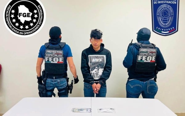 Detiene ministerial a hombre con coca y por resistencia a particulares