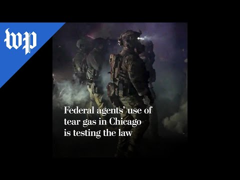 Federal agents’ use of tear gas is testing the law
