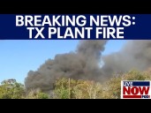 Crews fight fire at TX decommissioned power plant