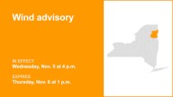 NY weather: Wind advisory issued for Essex County until Thursday afternoon