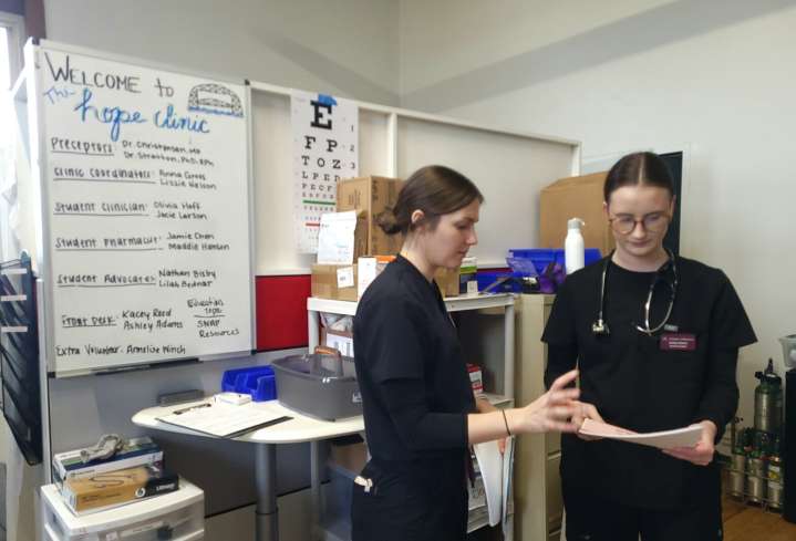 Student-run clinic finds temporary home at Damiano Center
