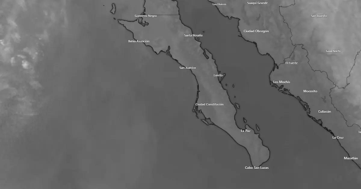 Cielo despejado y altas temperaturas dominan el clima este lunes en Baja California Sur