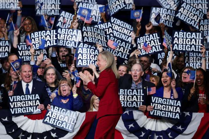 Democrats win governor, lieutenant governor, attorney general