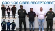 Las autoridades de Policía de Cundinamarca detuvieron a los presuntos integrantes de una banda delictiva llamada Los Ciber Receptores.