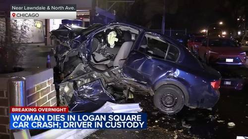 Woman killed in Logan Square crash on North Avenue; Charges pending, Chicago police say