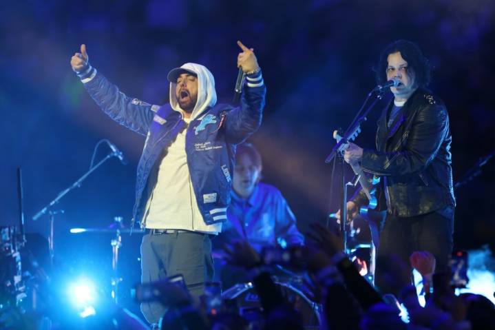 Detroit Icons Eminem & Jack White Share Stage for First Time at Epic Thanksgiving Day Halftime Show