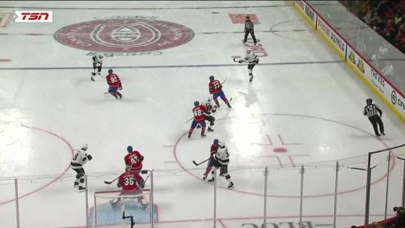 Kings score 3 quick goals in 2nd period and beat Canadiens 5