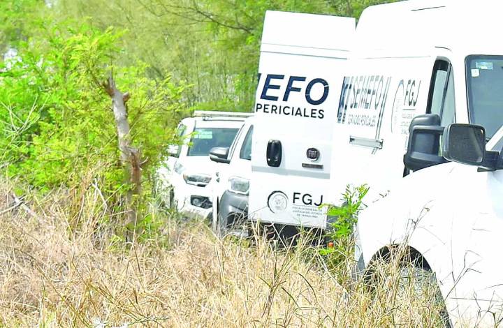 Ford Edge gris vinculado al hallazgo de cuerpos